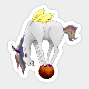 Unicorn in Space Sticker